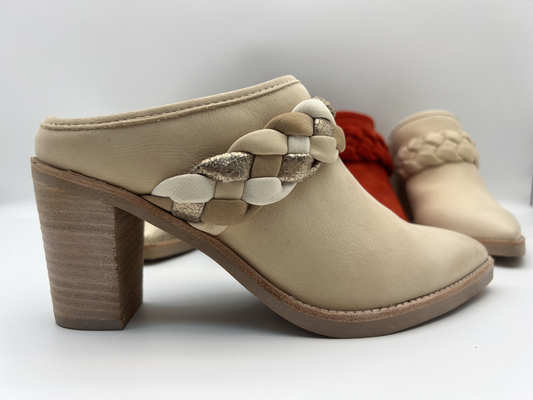 ROSH Women'S Closed Toe Dress Shoes 2 inch gót với dây đeo dệt