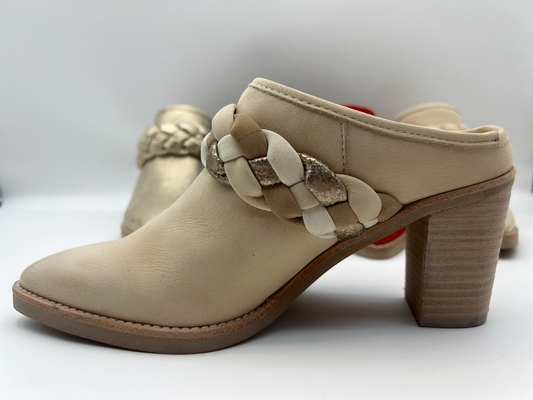 ROSH Women'S Closed Toe Dress Shoes 2 inch gót với dây đeo dệt