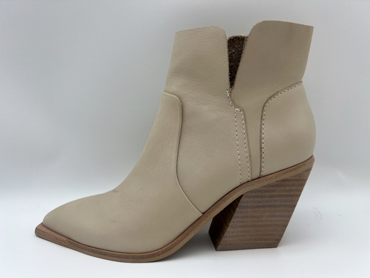 Hai tông màu mềm mại bằng da nappa dành cho phụ nữ Boots đến mắt cá chân có dây kéo kim loại ， đệm bụng với đế ngoài TPR