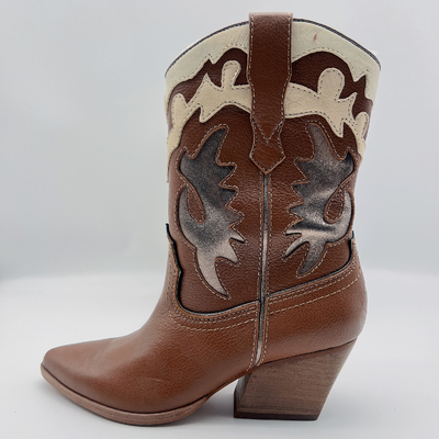 # 6 - # 11 Boots da nữ màu tím Boots màu tím mũi nhọn cho mắt cá chân SGS