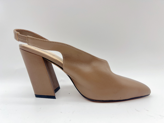 Lt Tan Ladies Dép da mềm 5cm Dép cao gót sành điệu 10 inch