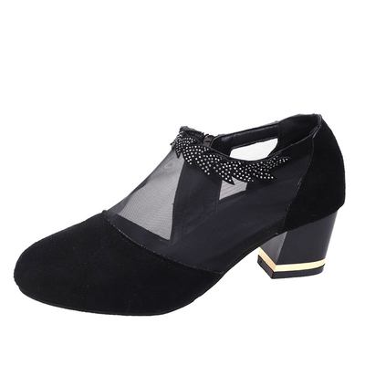 Bán Buôn Giày Sandal Nữ Gạc Chống Trơn Trượt Chịu Mài Mòn Gót Dày Gợi Cảm Giày Cao Gót Đế Nêm Giày Sandal Duyên Dáng Giày