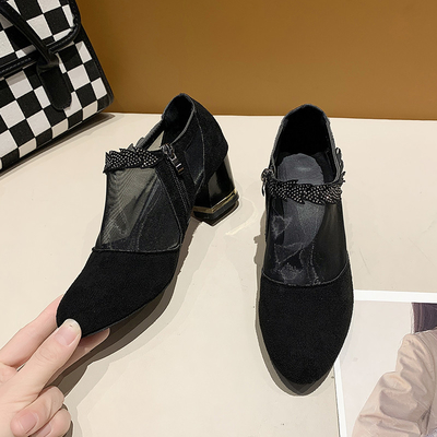 Bán Buôn Giày Sandal Nữ Gạc Chống Trơn Trượt Chịu Mài Mòn Gót Dày Gợi Cảm Giày Cao Gót Đế Nêm Giày Sandal Duyên Dáng Giày