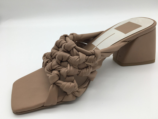 ODM Womens Chunky Platform Sandals Brown Beige Thời trang Thông thường Dép nữ