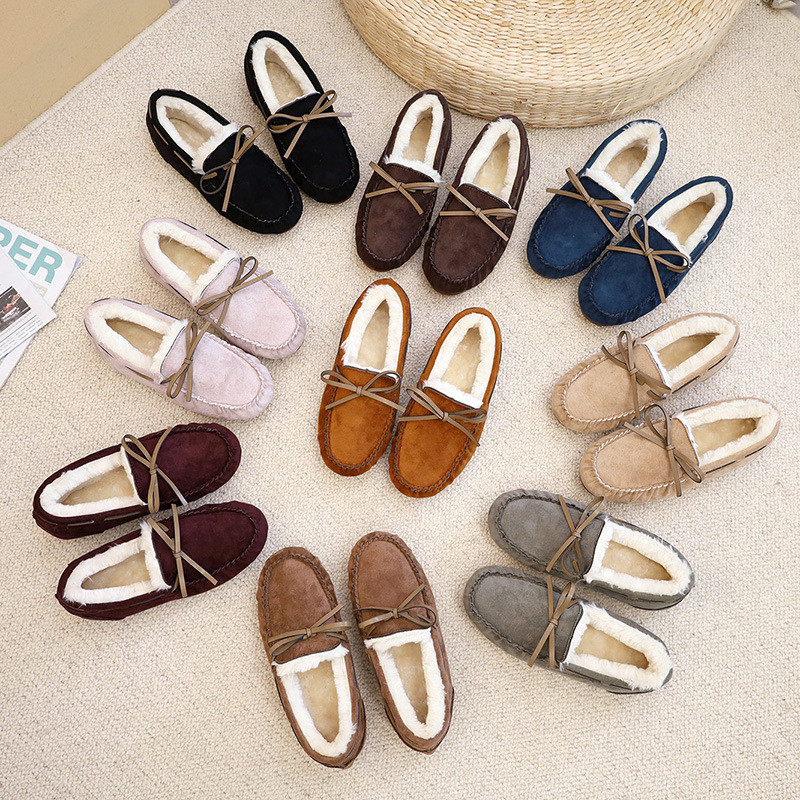 Giày mùa thu và mùa đông dành cho bà bầu cỡ lớn, giày đế dày bằng vải cotton ấm áp sang trọng