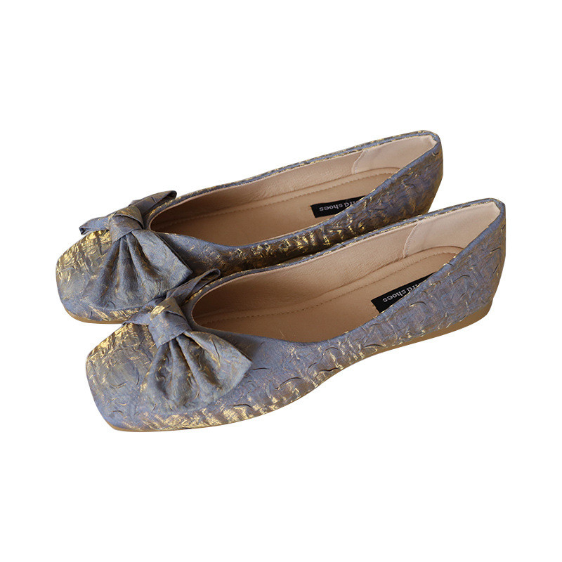 Cao Su Trắng Eva Vải Mút Giày Ballerina Đế Bằng Sofit Luôn Thoải Mái Cho Nữ